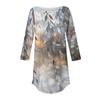 3/4 Sleeve Shirts For Women Cute Tops Graphic Tees Blouses Casual Plus Size Basic Tops Pullover