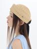 Beulaunhaes Back Ribbon Straw Beanie - Natural