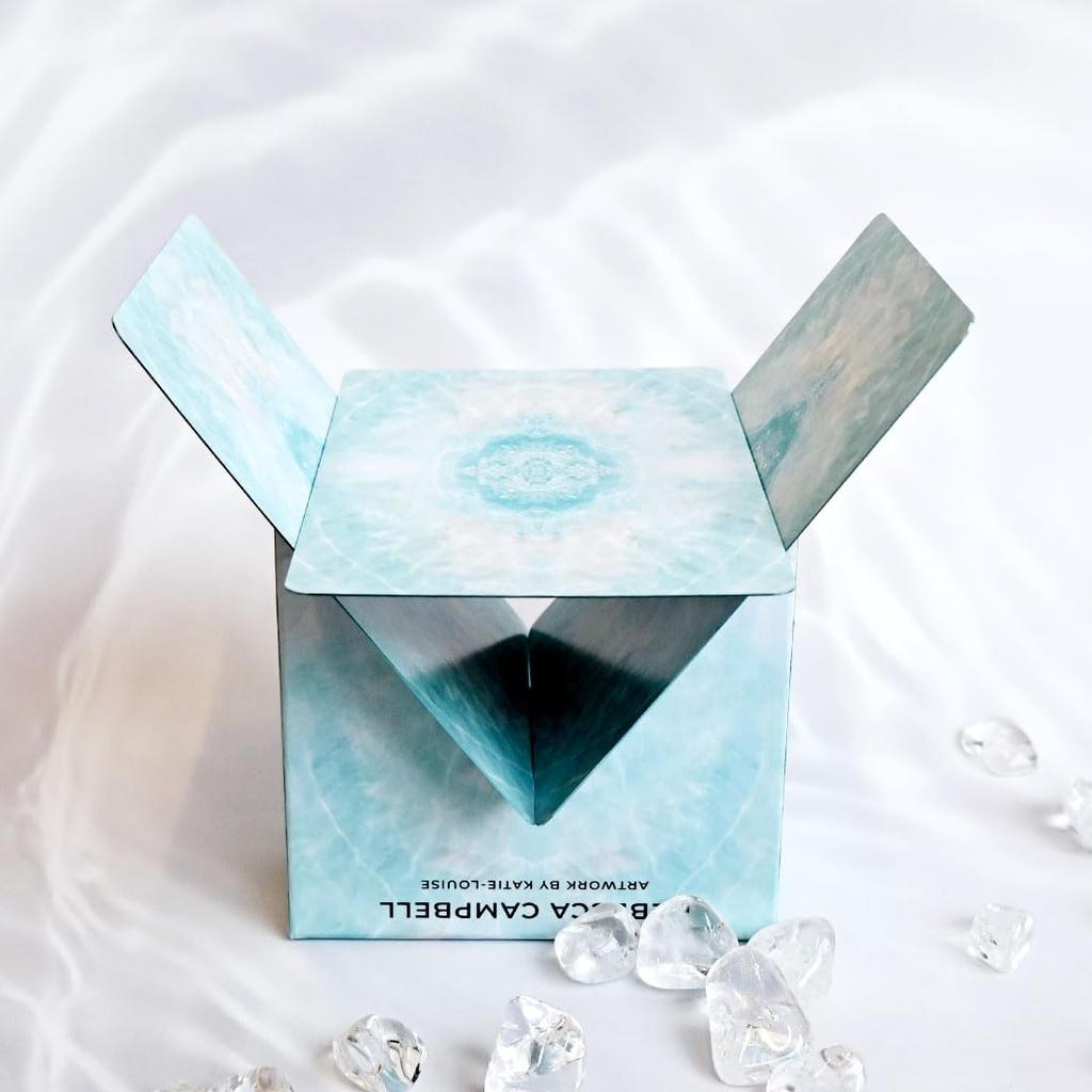 Healing Water Oracle [New Edition] Japanese Instruction Manual Included Divination Oracle Cards Blue Edge (Oracle Card Series)