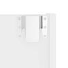 Wall Mounted Shoe Cabinet White 80 x 18 x 90 cm Engineered Wood