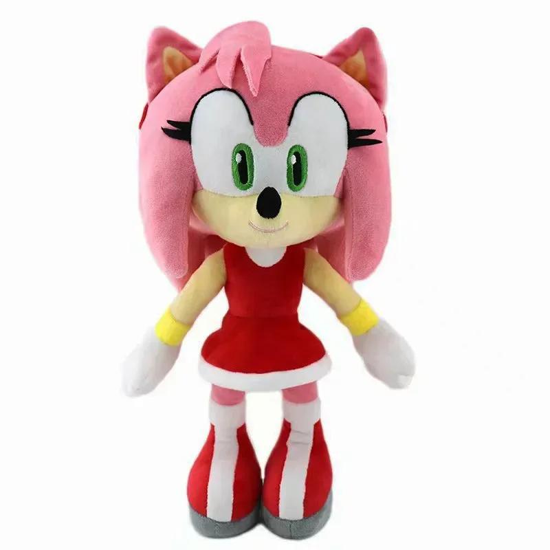 - New Machine Metal Sonic Plush Toy Doll children's toy doll 30cm soft plush toy high quality with knuckles and birthday Gift
