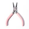 Pink Jewelry Pliers Tools & Equipment Kit Mini Stainless Steel Round Concave Pliers Wire Looping Pliers For Jewelery Making Tool