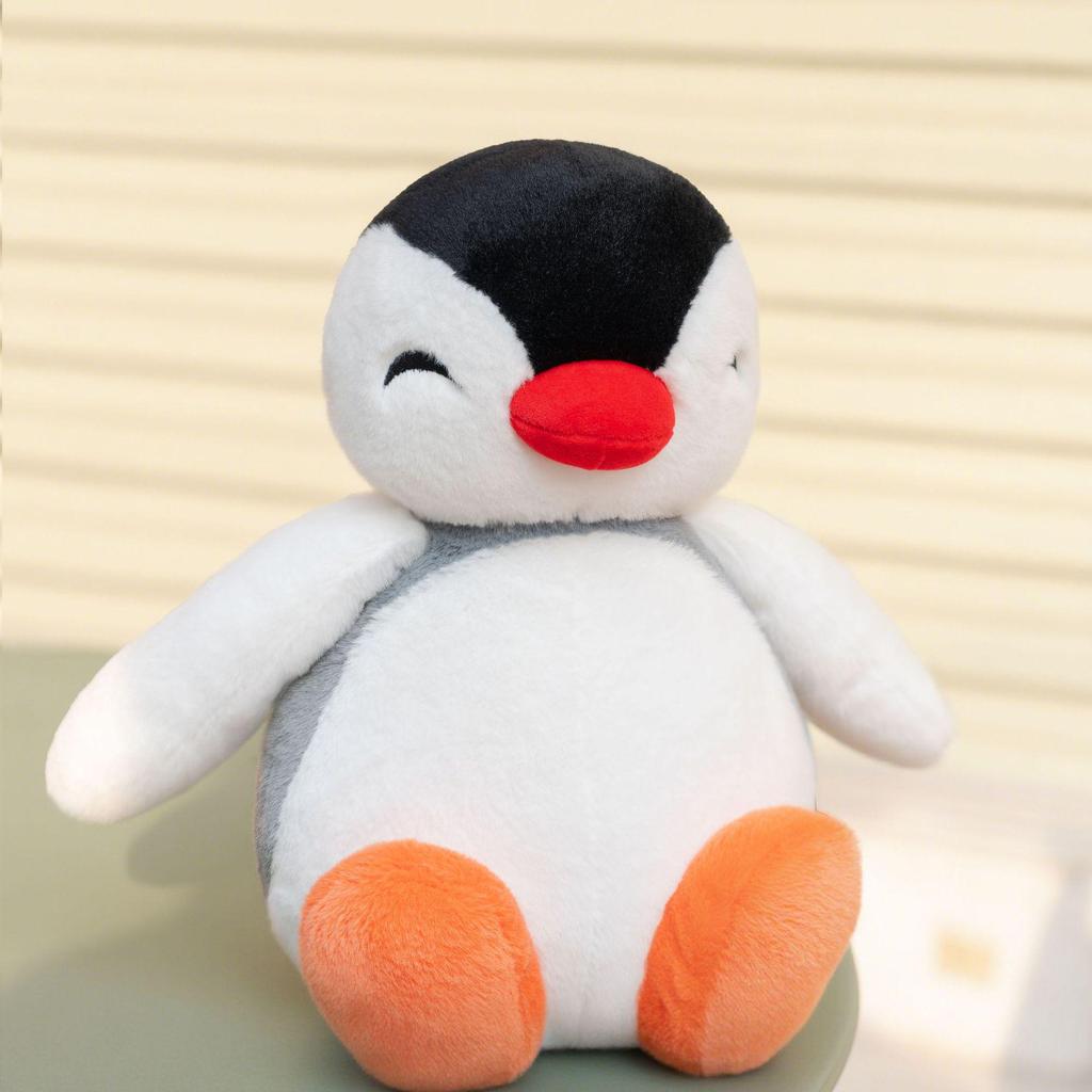 Youmai Penguin Sitting Pose Plush Toy Pinga Doll Ornament for Claw Machines