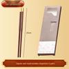 ZISIZ Gold-Tipped Square Wenge Wood Chopsticks