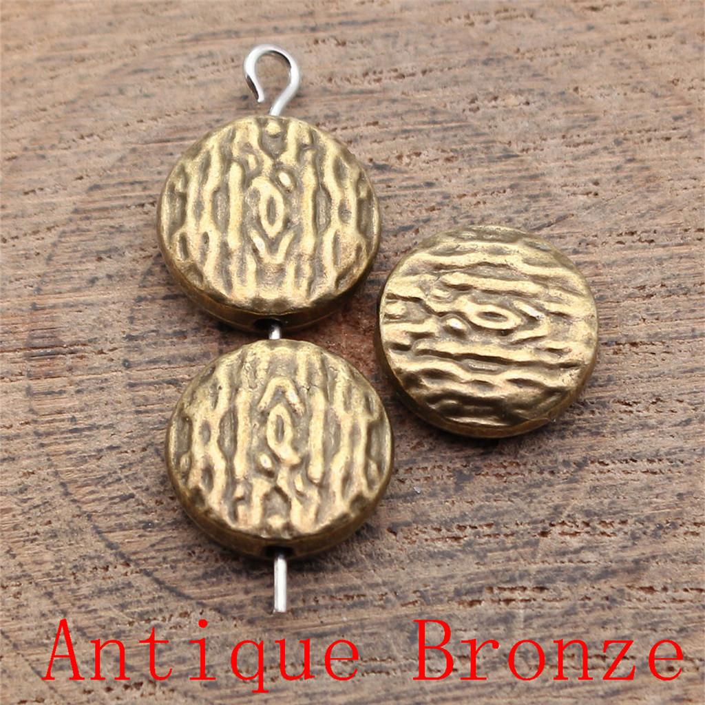 Charms Piatto Torsione Foro Grande Perline Sfuse Per Braccialetto Collana Gioielli Fabbricazione Componenti