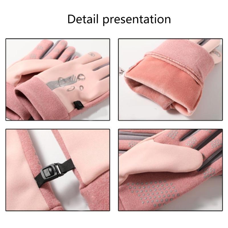 Full Finger Mittens Sports Keep Warm Gloves Christmas Presents for Women Teens