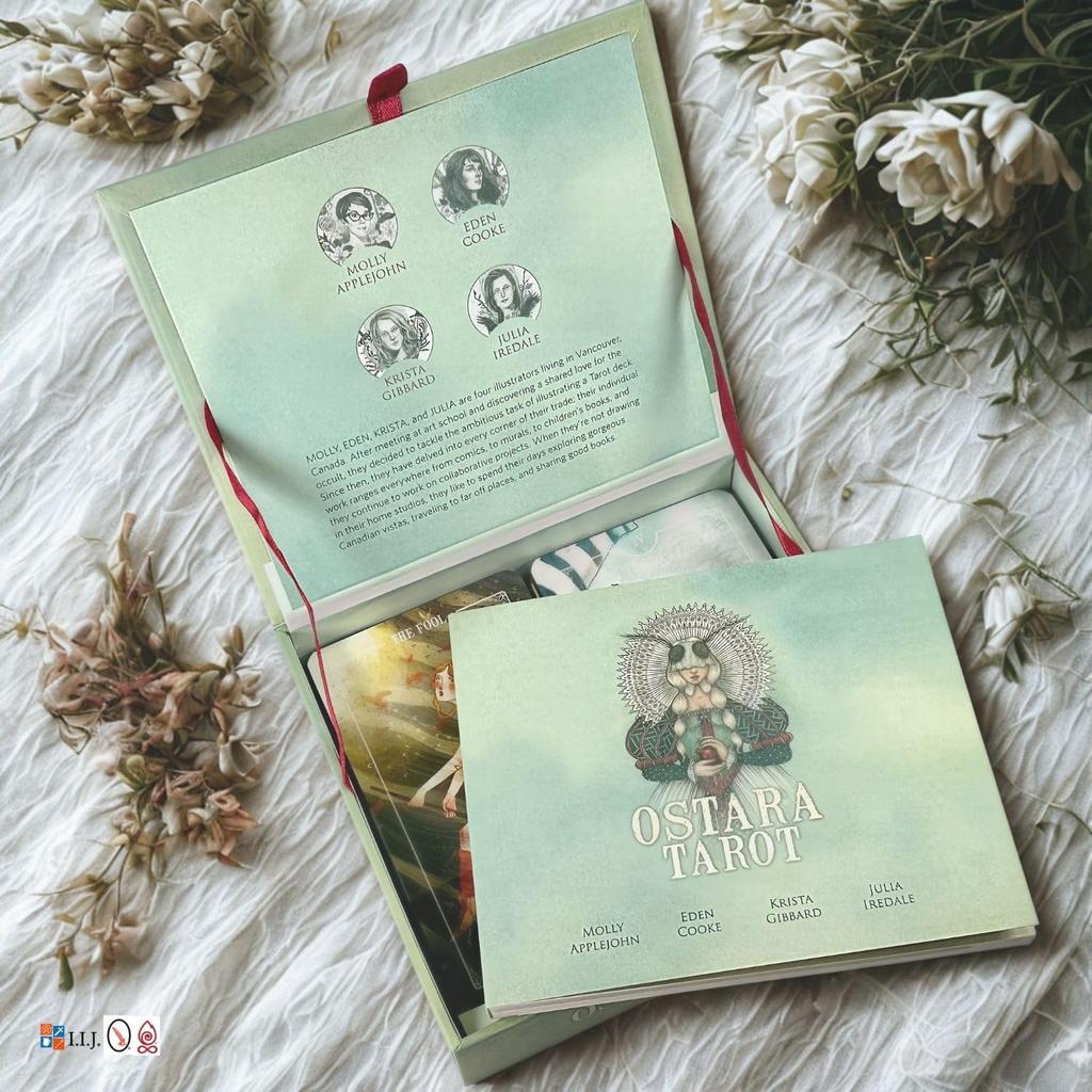 Ostara Tarot 78 Tarot Cards for Fortune with Japanese Authentic I.I.J Cards, Telling, Goddess, Instructions,