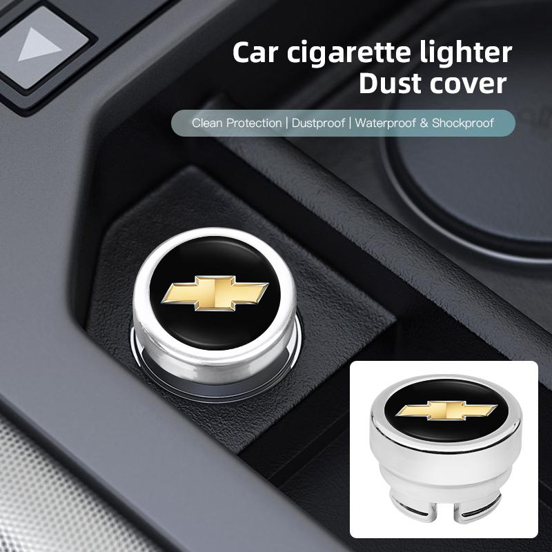 Car Cigarette Lighter Dust Proof Protect Cover Lighter Button For Chevrolet Cruze Sonic Silverado Trax Camaro Captiva Equinox SS