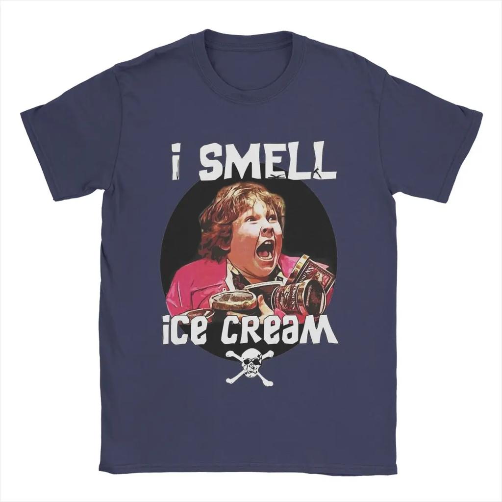 I Smell Ice Cream Chunk Goonies Men T Shirts Creative Tee Shirt Short Sleeve Crew Neck T-Shirt Pure Cotton Tops