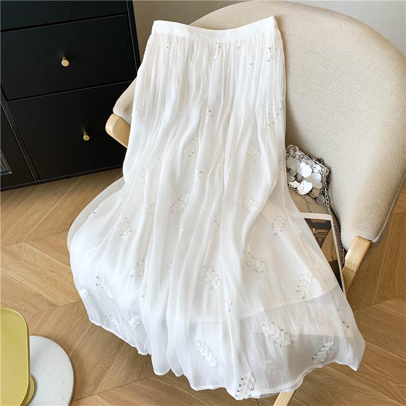 La Chapelle 2026 Korean Style Slimming A-Line Midi Skirt S