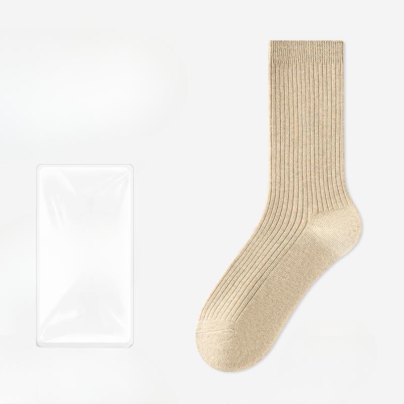 Female Autumn and Winter Leisure Thick Cotton Sweat Absorbent Deodorant Anti Pilling In The Cylinder Pile Socks