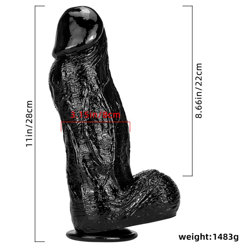 8cm Gorilla Thick Expansion Anus Expansion Yin Heterosexual Giant Anal Plug Simulation Oversized Penis