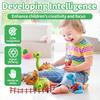 Magnetic Dinosaur Toy Set for Kids DIY Magnetic Mix or Match Dino Toys with Lights Sounds STEM Educational Toy Magnetic Blocks