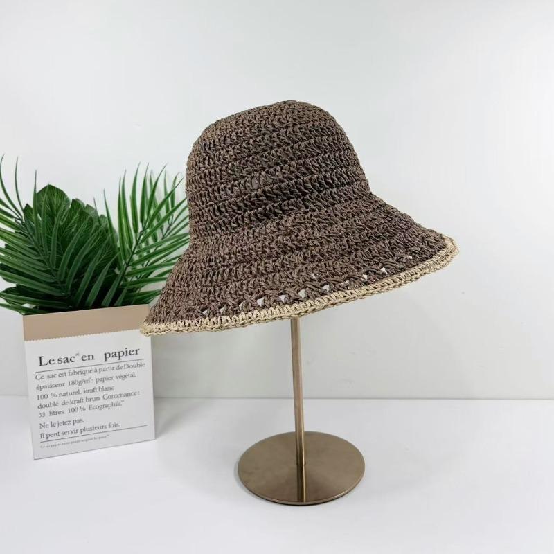 Summer hollow breathable fisherman hat children foldable sun hat wind travel sun hat