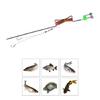 Canna da pesca con inserto a molla Pesca automatica Canna da mare piccola Tartarughe piccole Canne da mare Strumento per lenza da pesca automatica