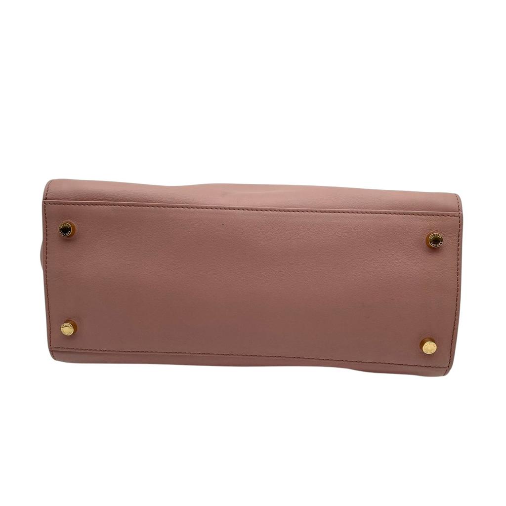 Used GIORGIO ARMANI Handbag Leather handbagHandbag pink leather Women