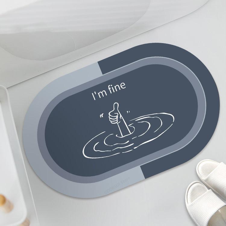 

Xiaomi Bath Mat Super Absorbent Non Slip Diatom Mud Bathroom Rug Quick Drying Bath Shower Rug Entrance Door Mats Home Floor Mat 40X60