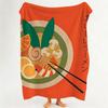 Design C Cartoon P Pattern F Food Throw Flannel Throw Blanket Suitable for Sofa Living Room Bedroom
