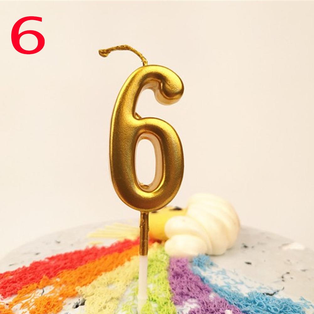Creative Happy Birthday Number 0-9 Cake Candles Topper Decoration Party Supplies Creative Happy Birthday Number 0-9 Cake Candles Topper Decoration Party Supplies