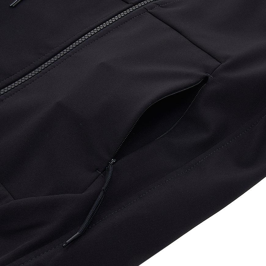 Stone Island Logo Patch Zip Long Sleeve Jacket Kids jackets Black 7716Q0312-V0029