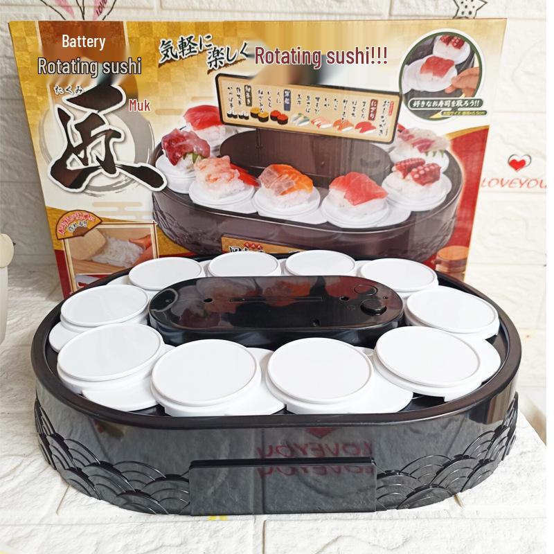 Automatic Rotating Dessert Sushi and Cake Display Stand for Parties
