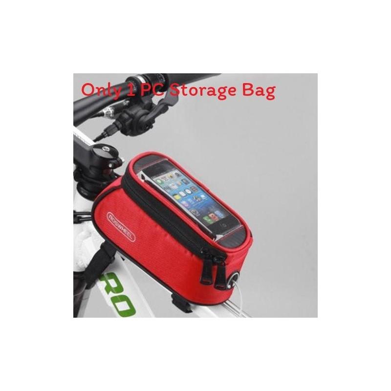 Mountain Bicycle Front Tube Bag With Touch Screen For Cycling Enthusiasts