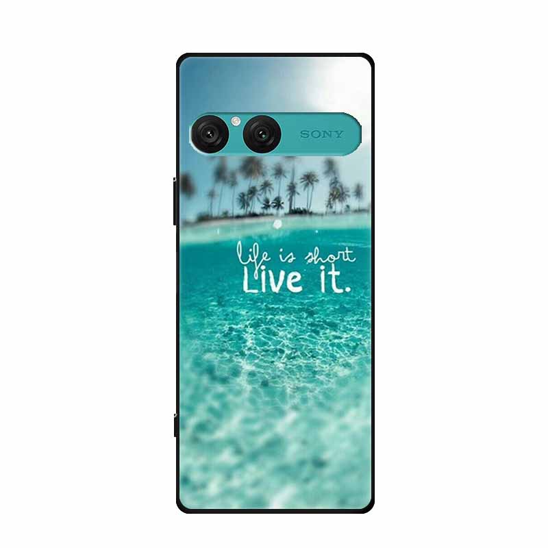 For Sony Xperia 10 VII Case Soft Silicone TPU Back Cover Protective Coque for Xperia10 VII 5G XQ-FE54 XQZ-CBFE Black Phone Cases