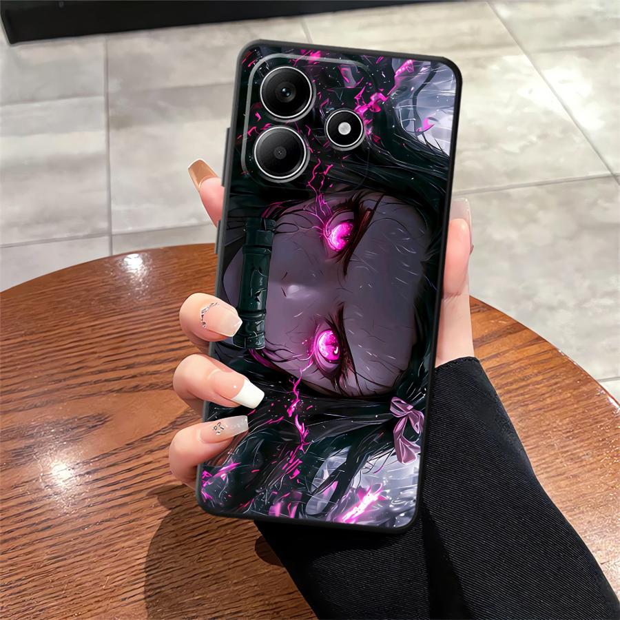

Мягкий чехол-накладка для телефона для Xiaomi Poco C65 C50 F3 F4 F5 M3 M4 Pro C51 M5 X3 X4 X5 Demon Slayer Аниме Poco F4 GT