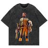 Camiseta ARC Raiders 100% Algodão Lavado Vintage para Homens/Mulheres
