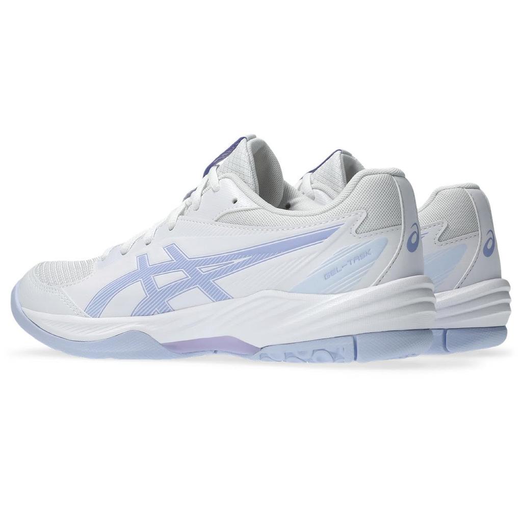 ASICS 4 Indoor Sports Size 104 Size E Size cm GEL-TASK Shoes, Women's, (White/Vapor), (1072A106), 22.5