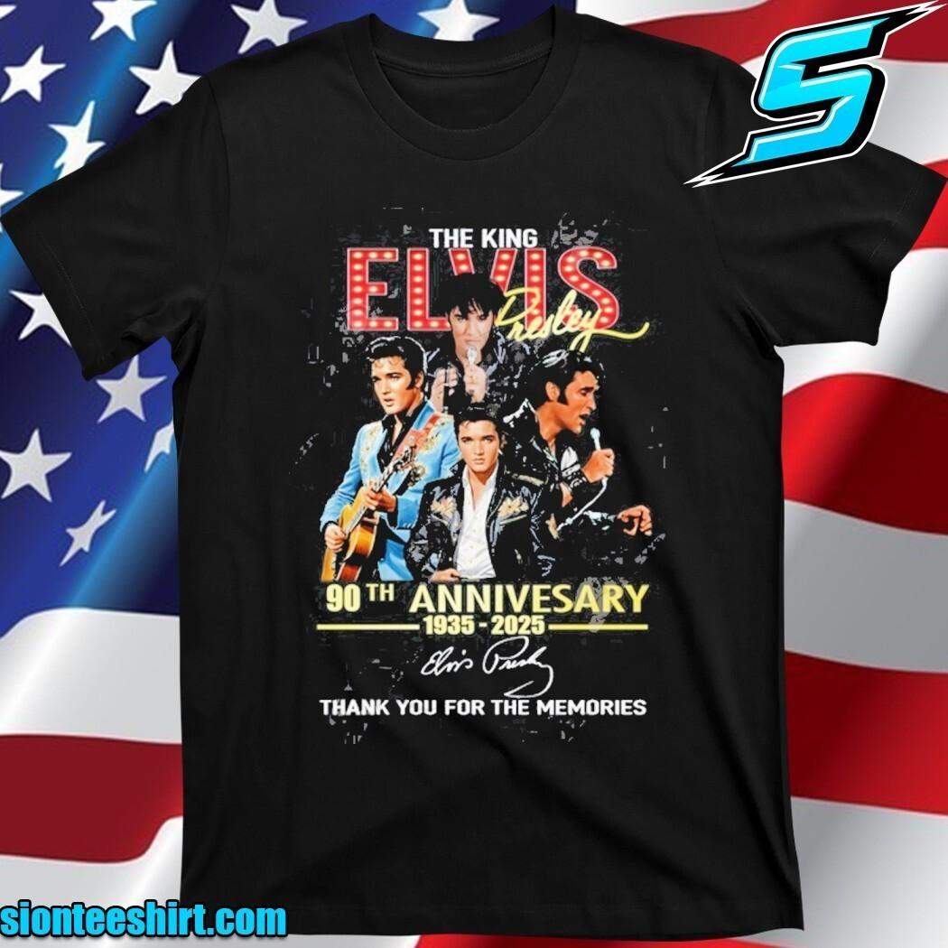 

Elvis Presley 1935-2025 Tribute T-Shirt Unisex T-Shirt XXXXL