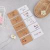 30pcs New Kraft Paper Cards Thank You For Your Order Card For Small Shop Gift Decoration Card For Small Business