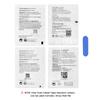 24PCS Ocean Theme False Nails with Blue Tip Easy Effortless Application To Nails for Women and Girl Nail Salon