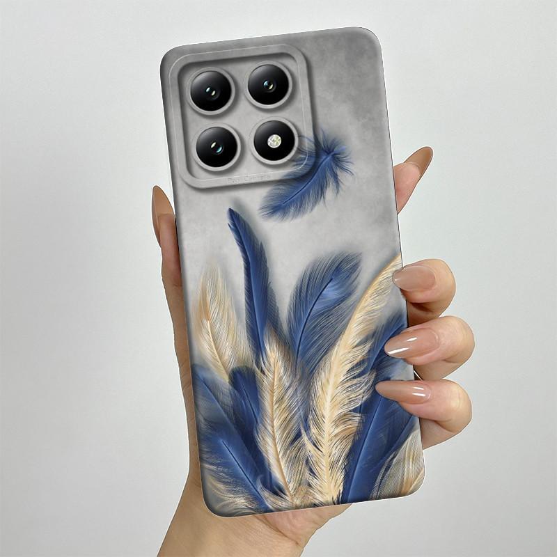 For Xiaomi 14T Pro Phone Case 14Tpro Soft Silicone TPU Sweet Painted Casing Cartoon Printed Shockproof Protective Back Cover