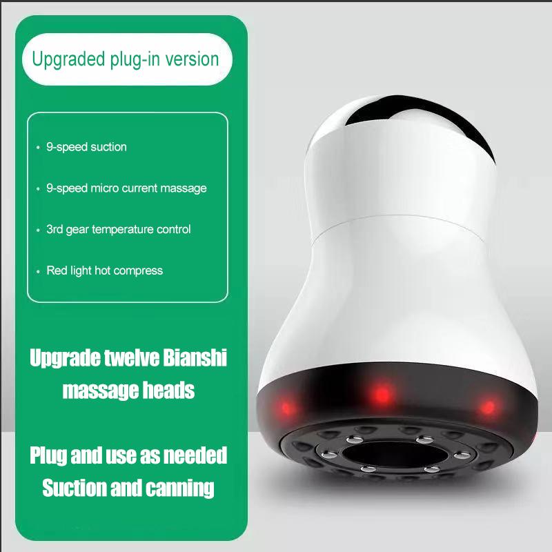 

Body Massager Electronic Meridian Brush Electric Scrapping Massager Tool Anti Cellulite Magnet Therapy Guasha Scraping Fat Burne