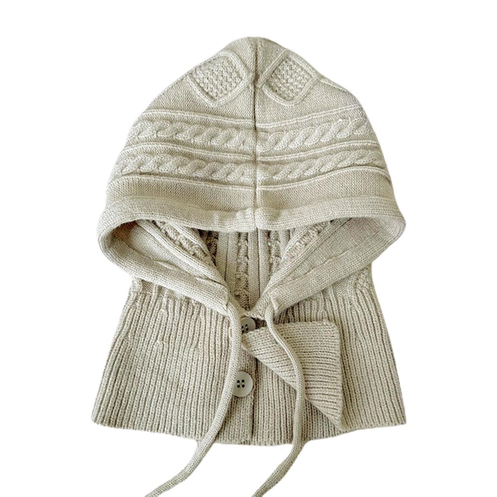 Soft Shawl Hat Warm Ear Flap Hat Women Ear Protective Cap Winter Scarf/Gloves