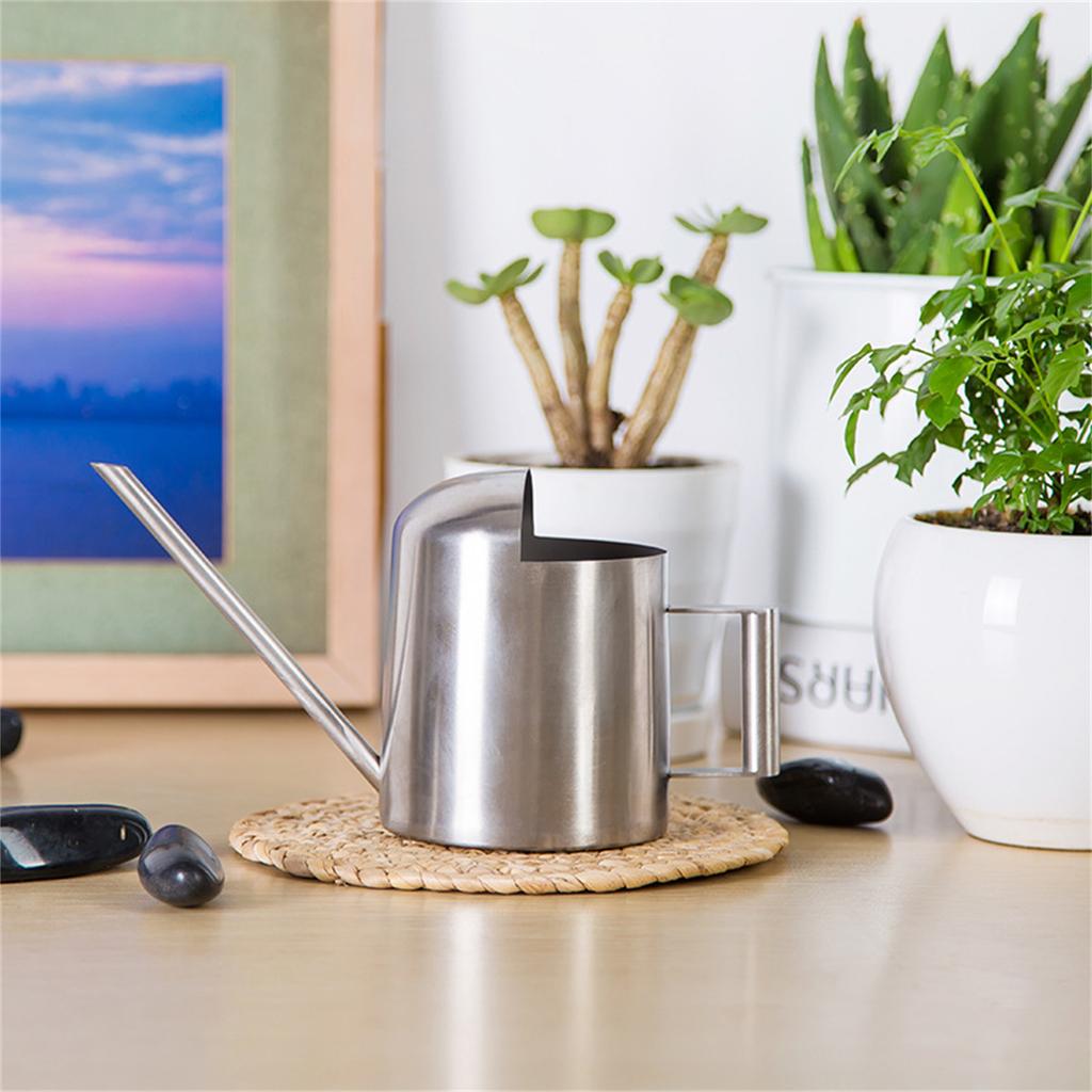 Mini Watering Can Stainless Steel Long Spout Sprinkler Garden Plant Flower Sprinkling Pots Gardening Tool for Succulents