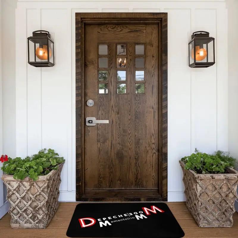 Electronic Rock Depeche Cool Mode Front Floor Door Entrance Mat Outdoor Kitchen Bathroom Doormat Garage Carpet Rug