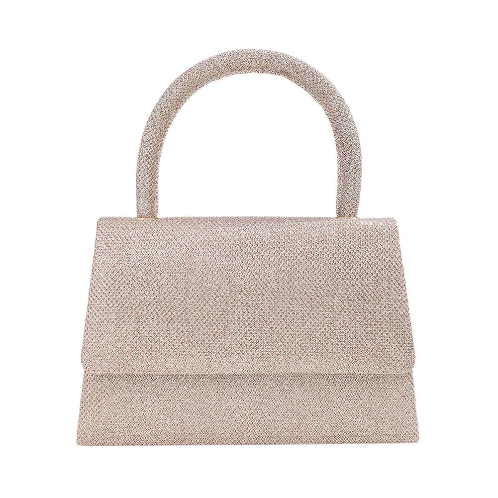 

Жіноча модна вечірня сумочка Однотонна міні-елегантна сумочка з паєтками Універсальна вечірня сумочка з верхньою ручкою Весільна сумка для вечері шампанського