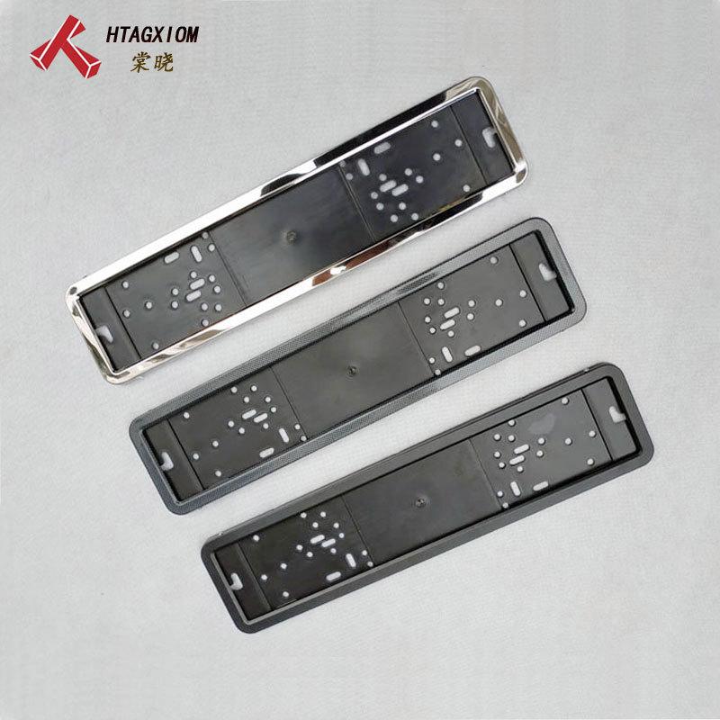 1 Pcs Car License Plate Frame Metal And Plastic Frame Car License Plate Holder Number Plate Holder Fit Eu