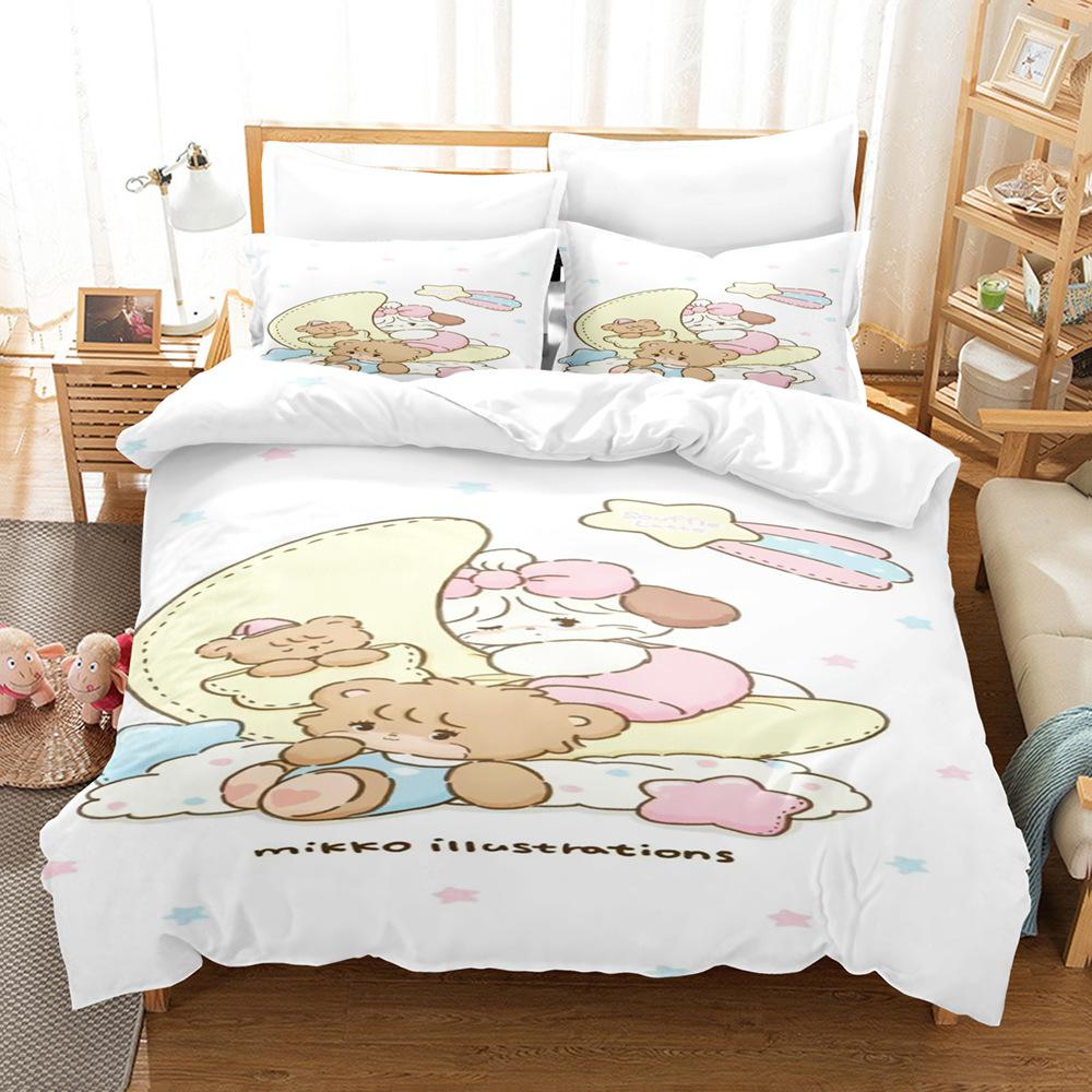 Three-Piece 3D Digital Printing Home Textile