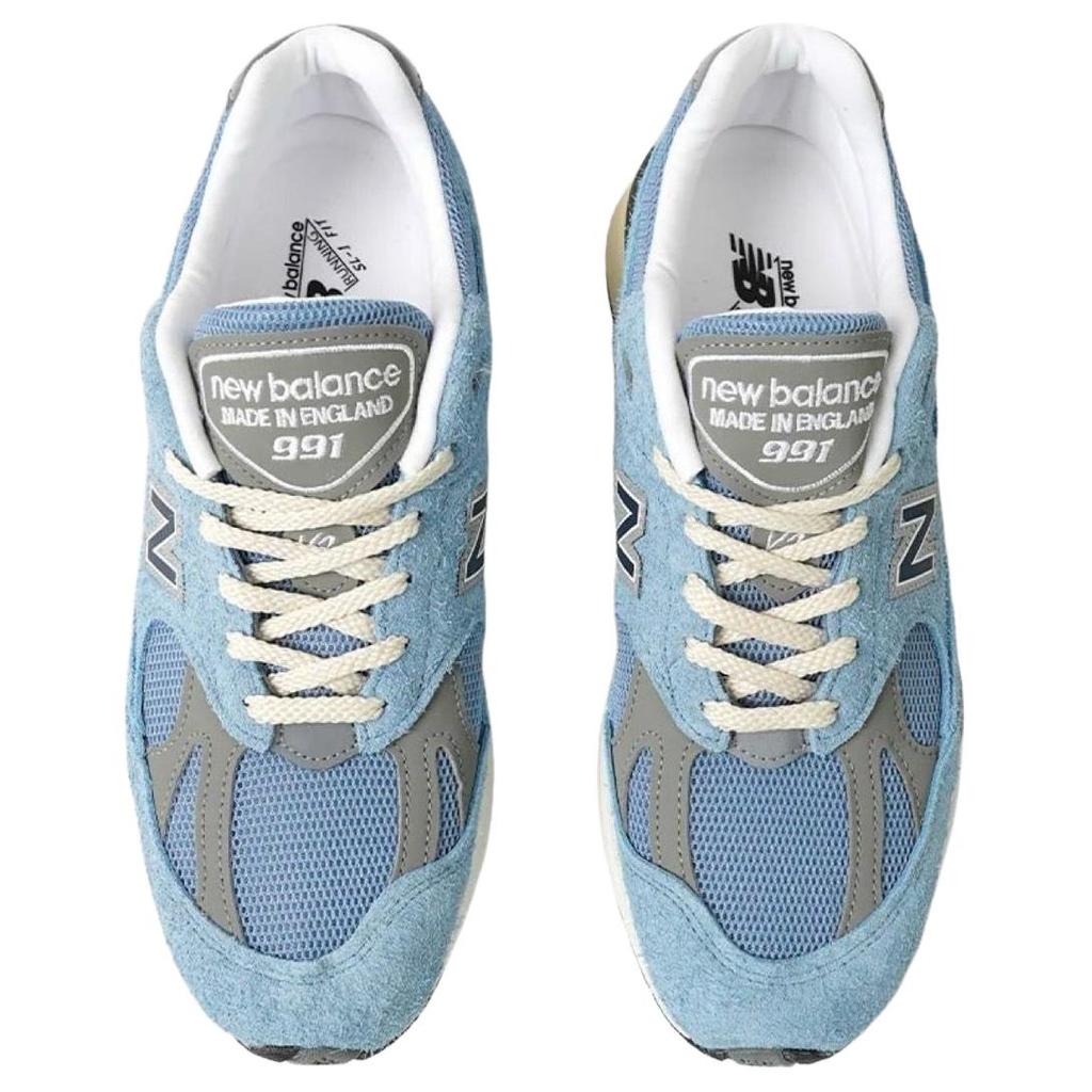 New Balance Teddy Santis x 991v2 Made in England Grounded Pastels Pack - Celestial Blue Men Sneakers Faded-Denim Moon-Mist U991BV2