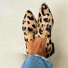 Seasonal New Products Pointed Shoes Light Mouth Leopard Print Casual Shoes