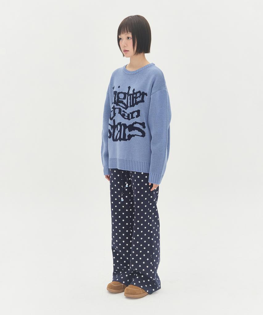VIDEO JOCKEY Our Knit Sweater Shining Brighter Than The Stars [Blue]