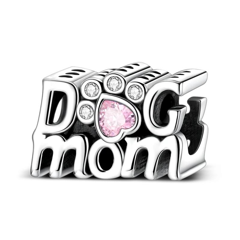 Chameleon Charms Bead Copper Zirconium Golden Love Mom Gift Cute Pets Pendants Fit Original Bracelet Diy Jewelry