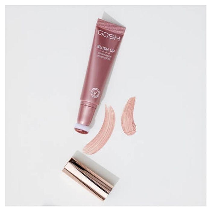 GOSH Blush Cream Blush Up I Blush Stick pour des traits du visage définis et des transitions douces I Blush liquide avec éponge