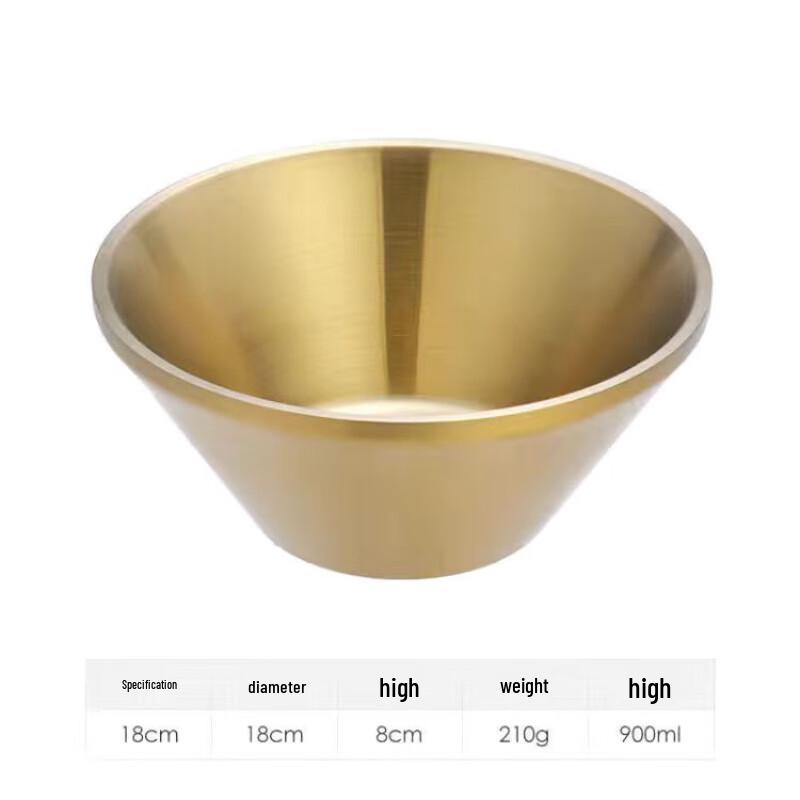 ZISIZ 304 Stainless Steel Douli Bowl
