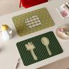 Placemat Soft Tough Non-Slip Heat Insulation Table Mat Oil-Proof Wipeable Easy