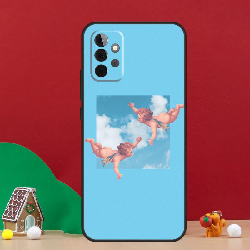 Cute Angels Aesthetic Aesthetics Case For Samsung Galaxy A17 A06 A16 A56 A36 A54 A34 A14 A52 A32 A13 A23 A33 A53 A15 A35 A55