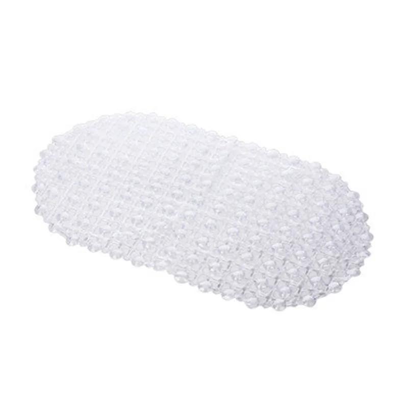 Bathroom Anti Slip PVC Pad Bathroom Strong Suction Anti Slip Foot Massage Pad Shower Suction Cup Bathroom Particle Foot Pads